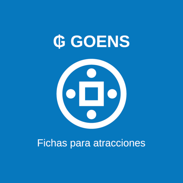 ₲ GOENS - Fichas para atracciones